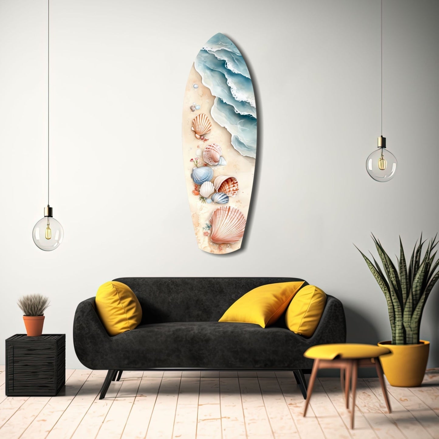 Shoreline Treasures Glass Wall Art