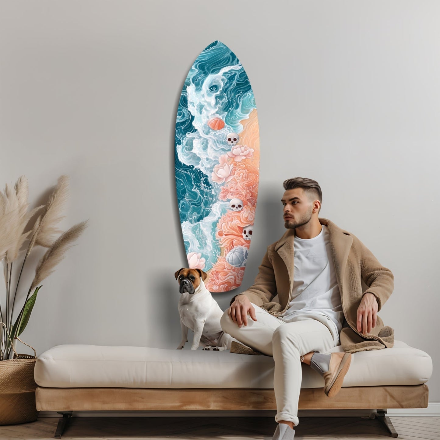 Eternal Tides Glass Wall Art