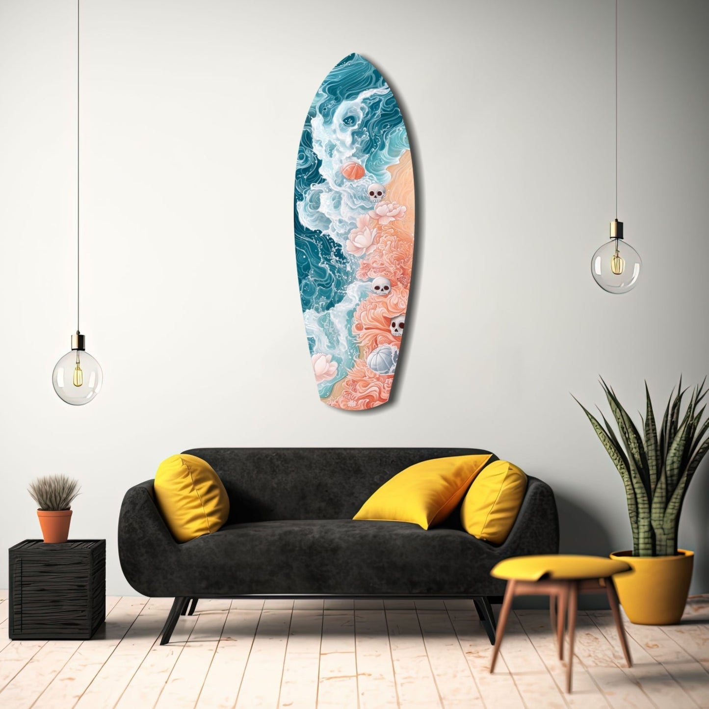 Eternal Tides Glass Wall Art