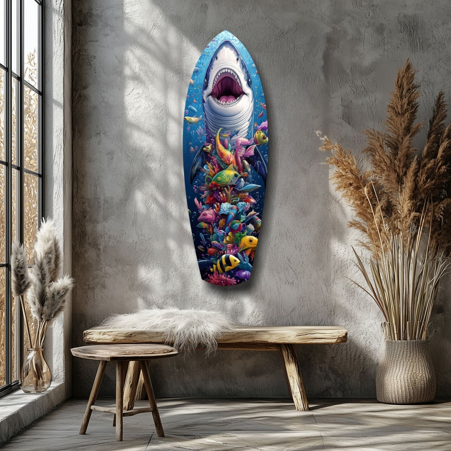 Beneath the Predator Glass Wall Art