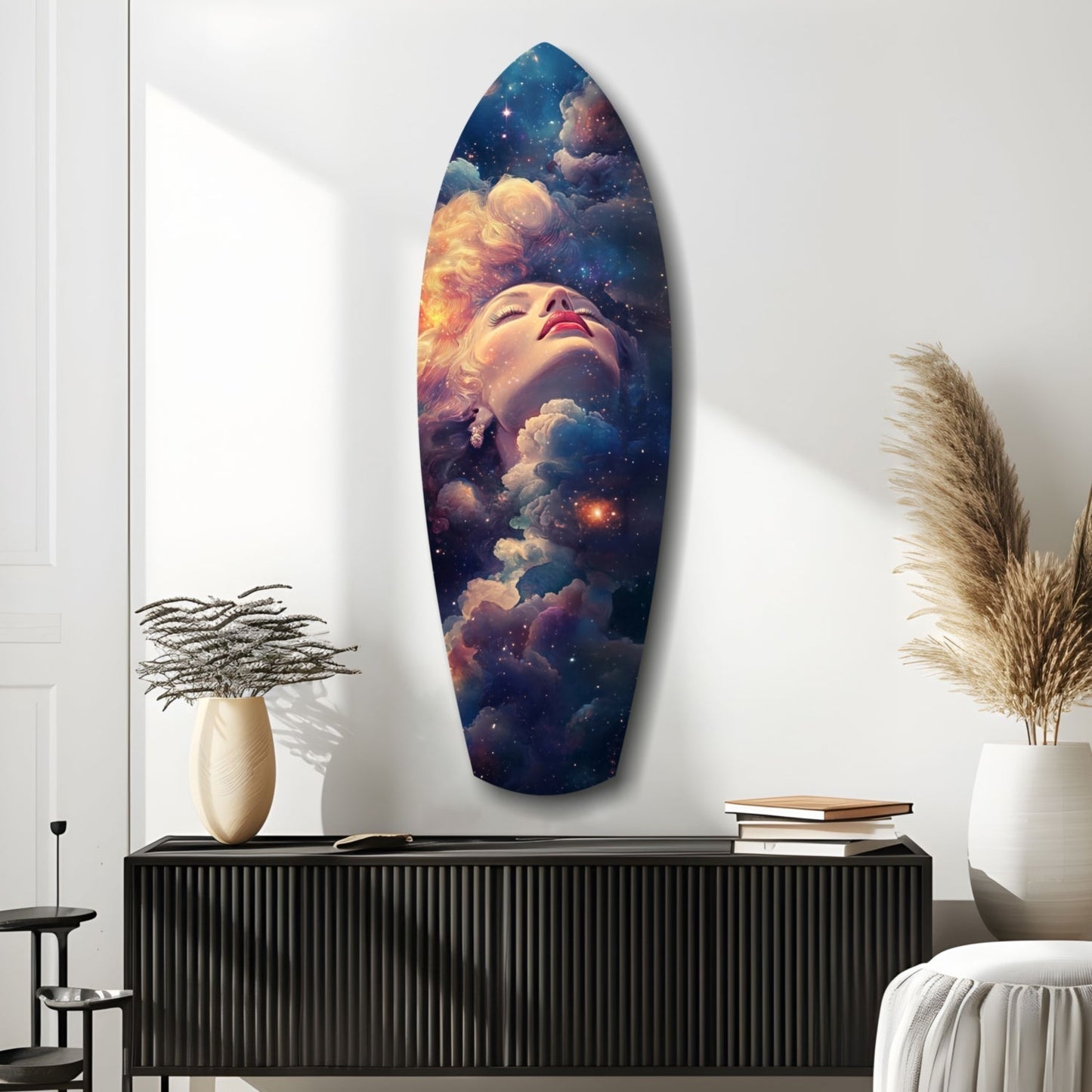 Celestial Dreamer Glass Wall Art