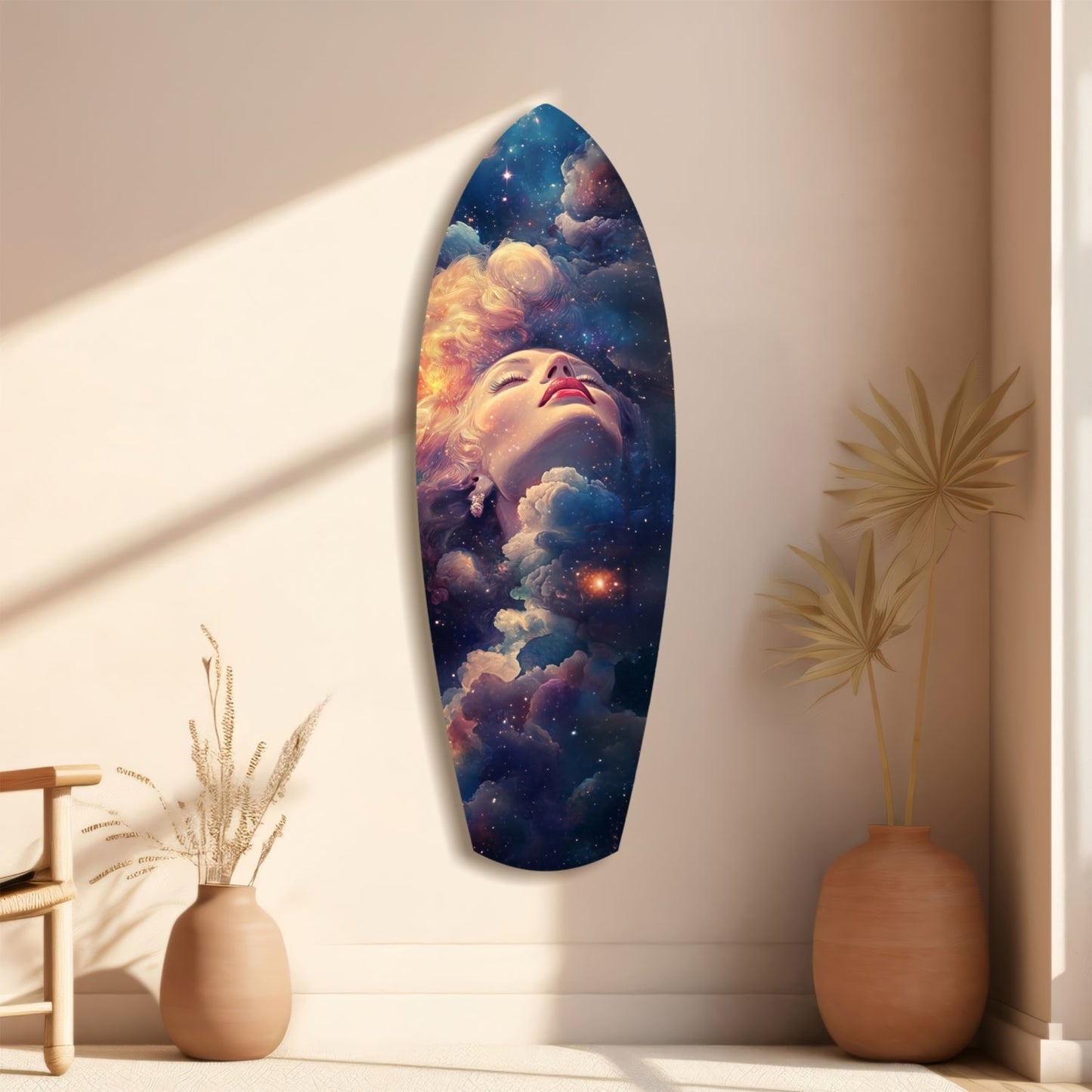 Celestial Dreamer Glass Wall Art