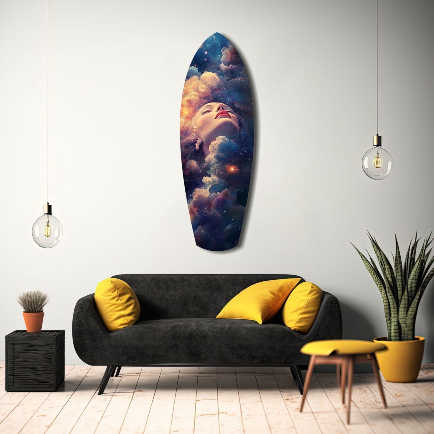Celestial Dreamer Glass Wall Art