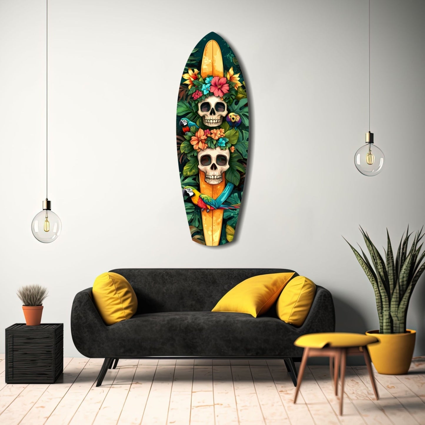 Tropical Mystique V2 Glass Wall Art