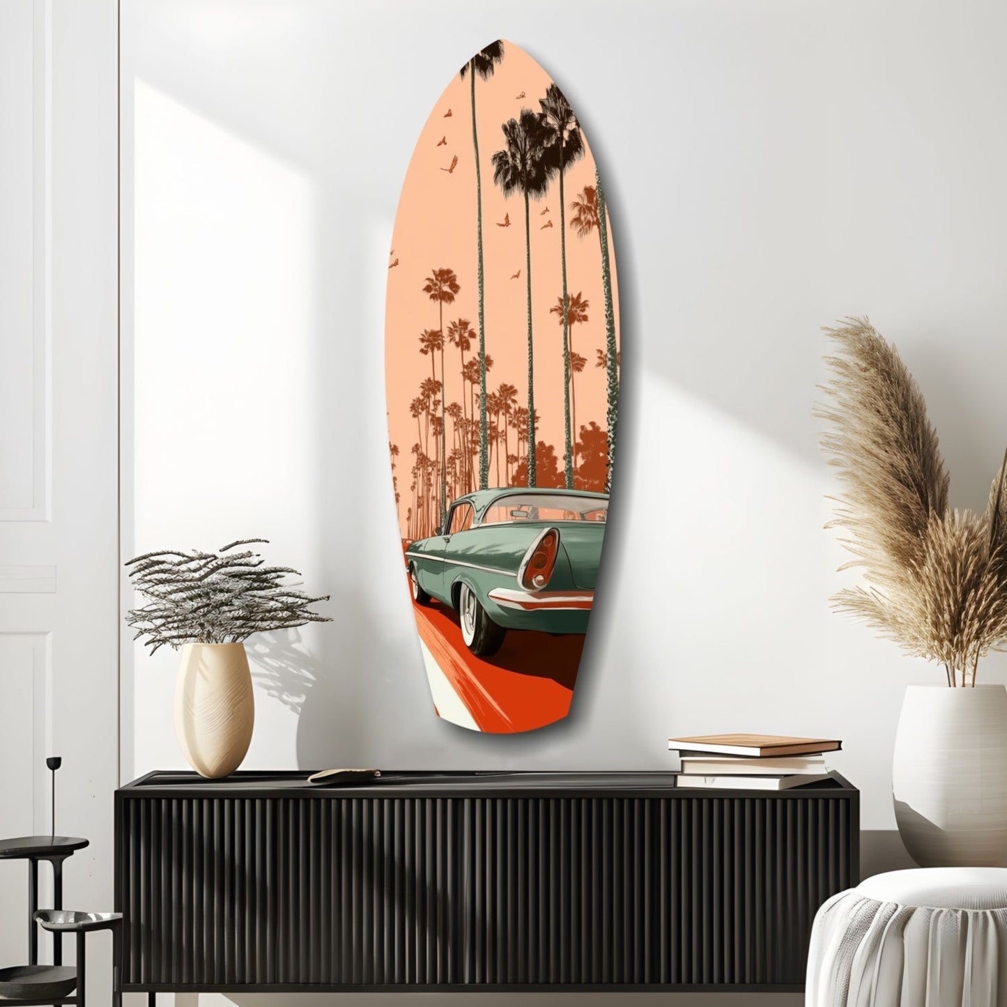 California Dreams V2 Glass Wall Art