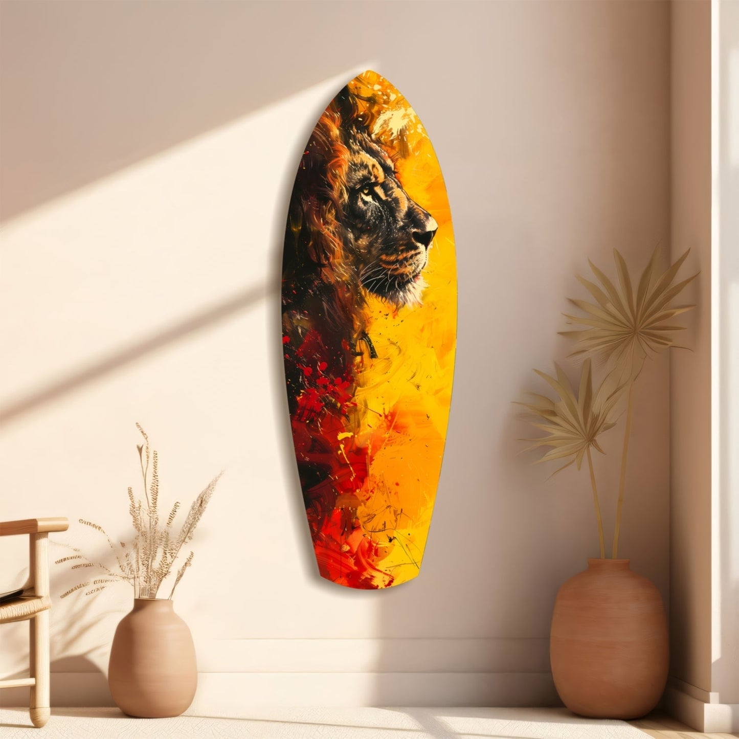 Lion Pride V2 Glass Wall Art