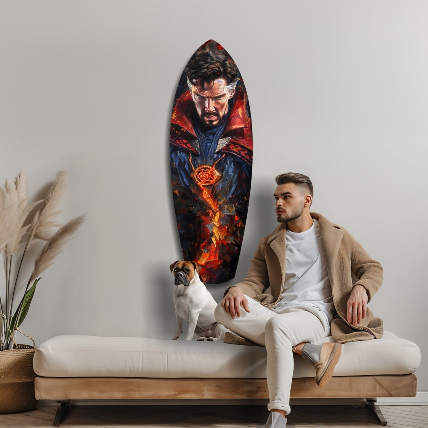 Superhero Glass Wall Art