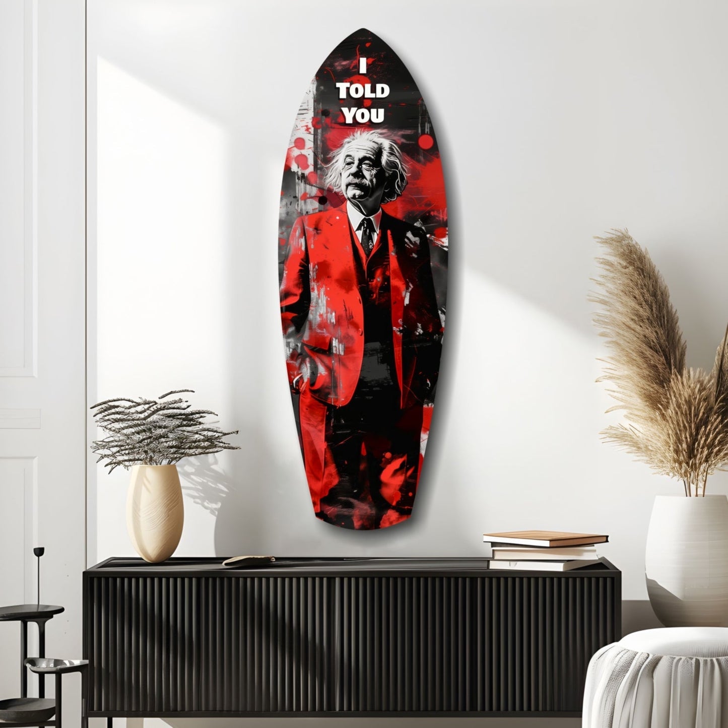 I Told You Glass Wall Art