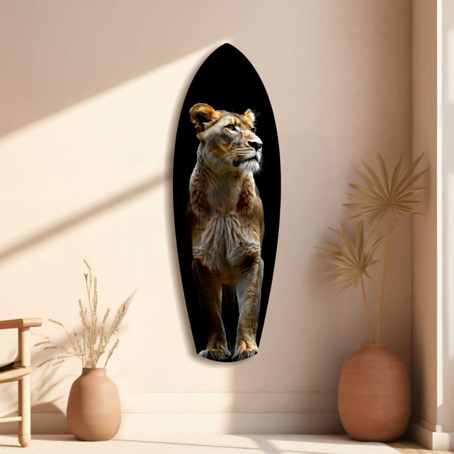 Lioness Glass Wall Art