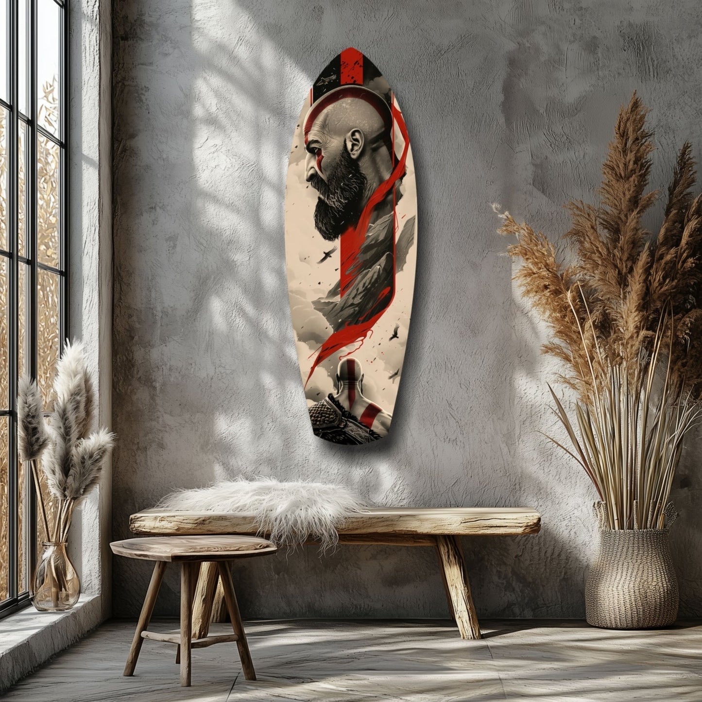 Kratos Glass Wall Art