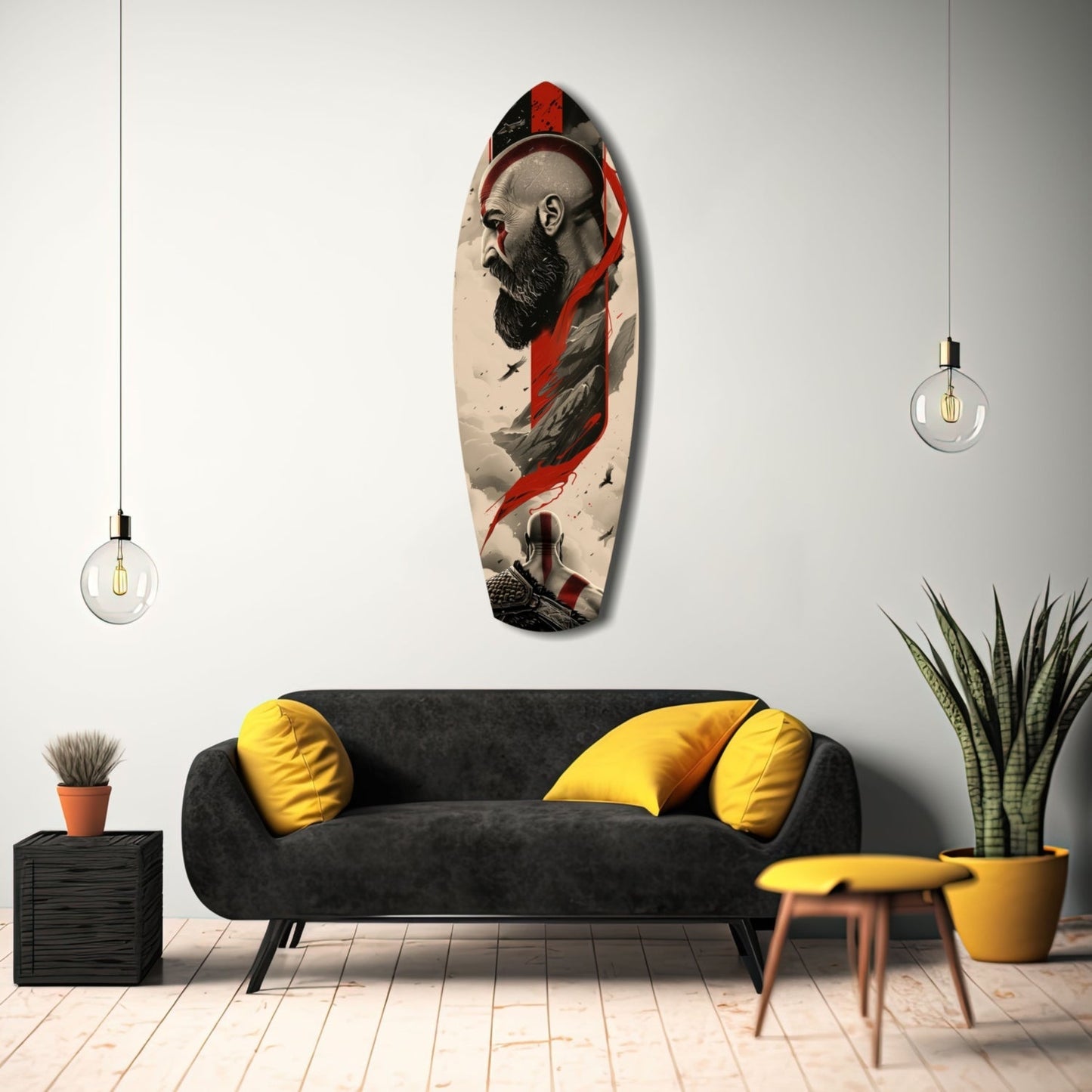 Kratos Glass Wall Art