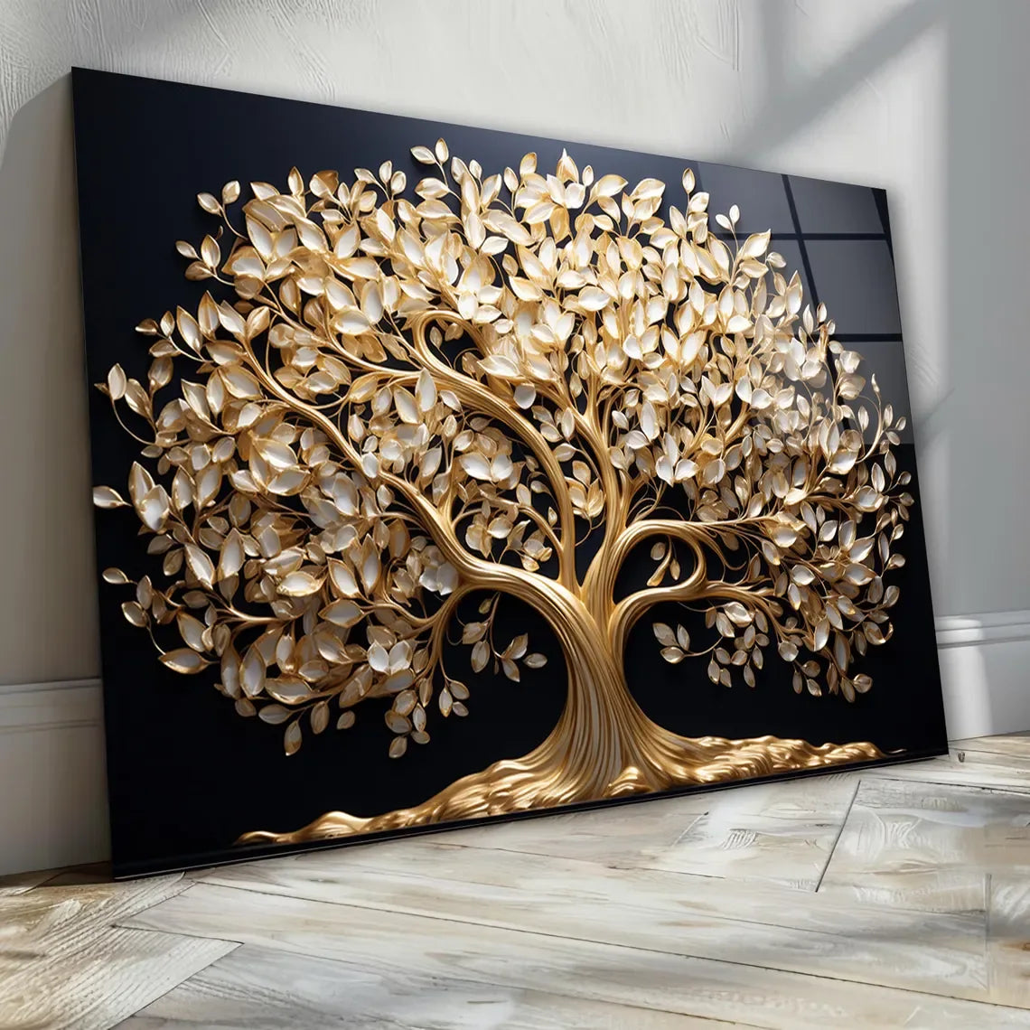 Tree of Life Glass Wall Art - LUXARTDECO