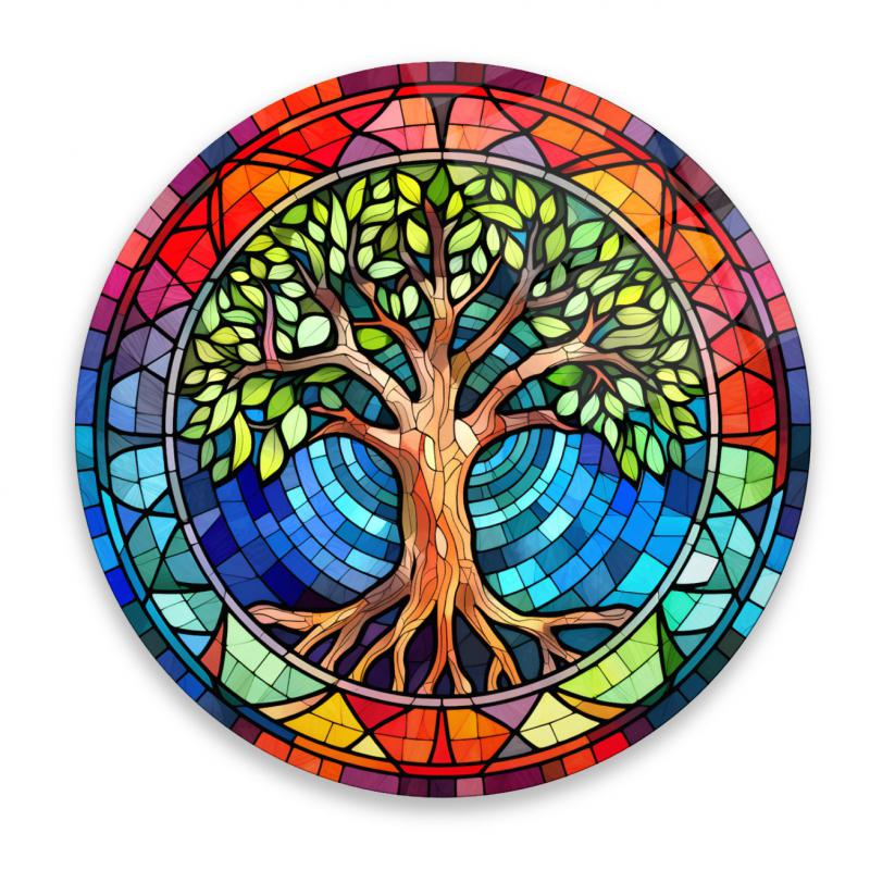 Tree Of Life Glass Wall Art