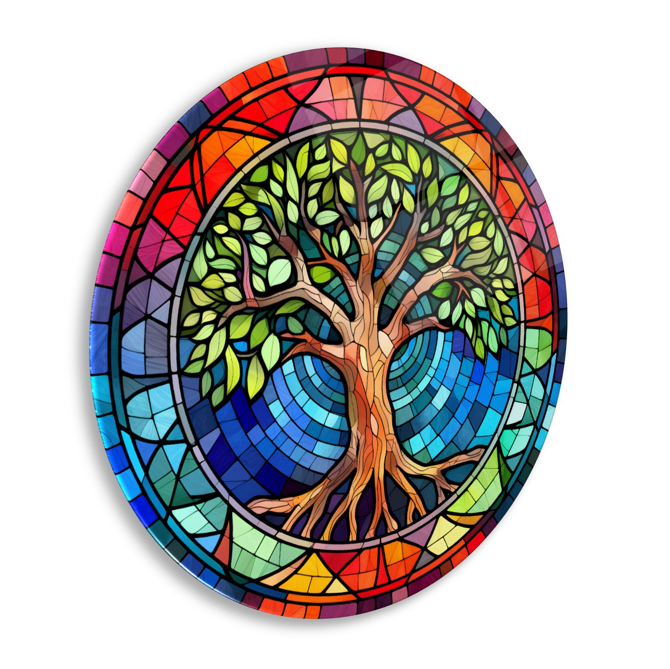 Tree Of Life Glass Wall Art