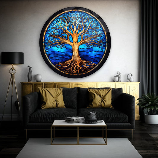 Tree Of Life Glas Wall Art