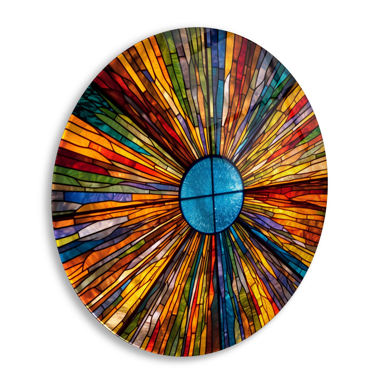 Color Splash Glass Wall Art