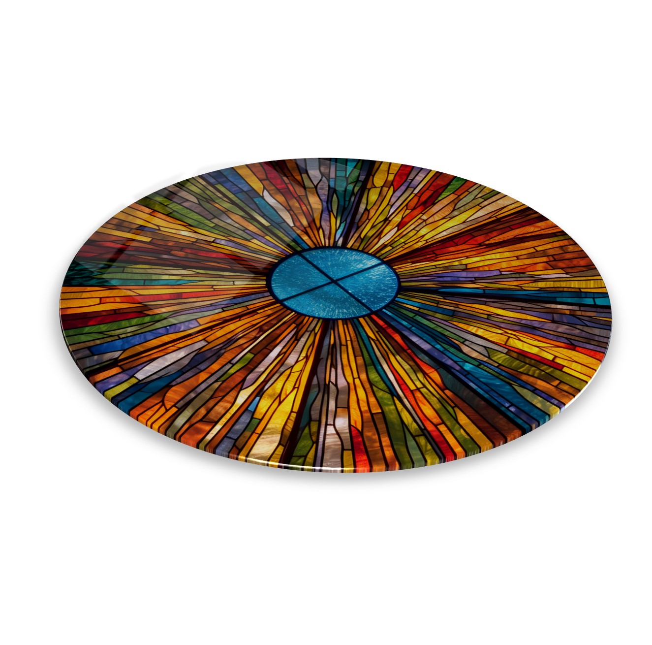Color Splash Glass Wall Art