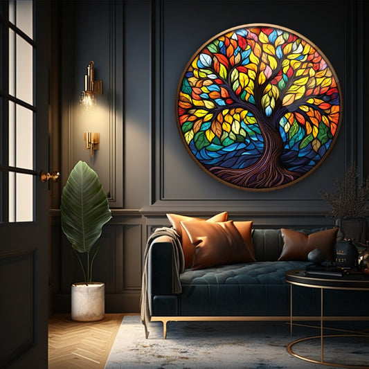 Tree Of Life Glass Wall Art