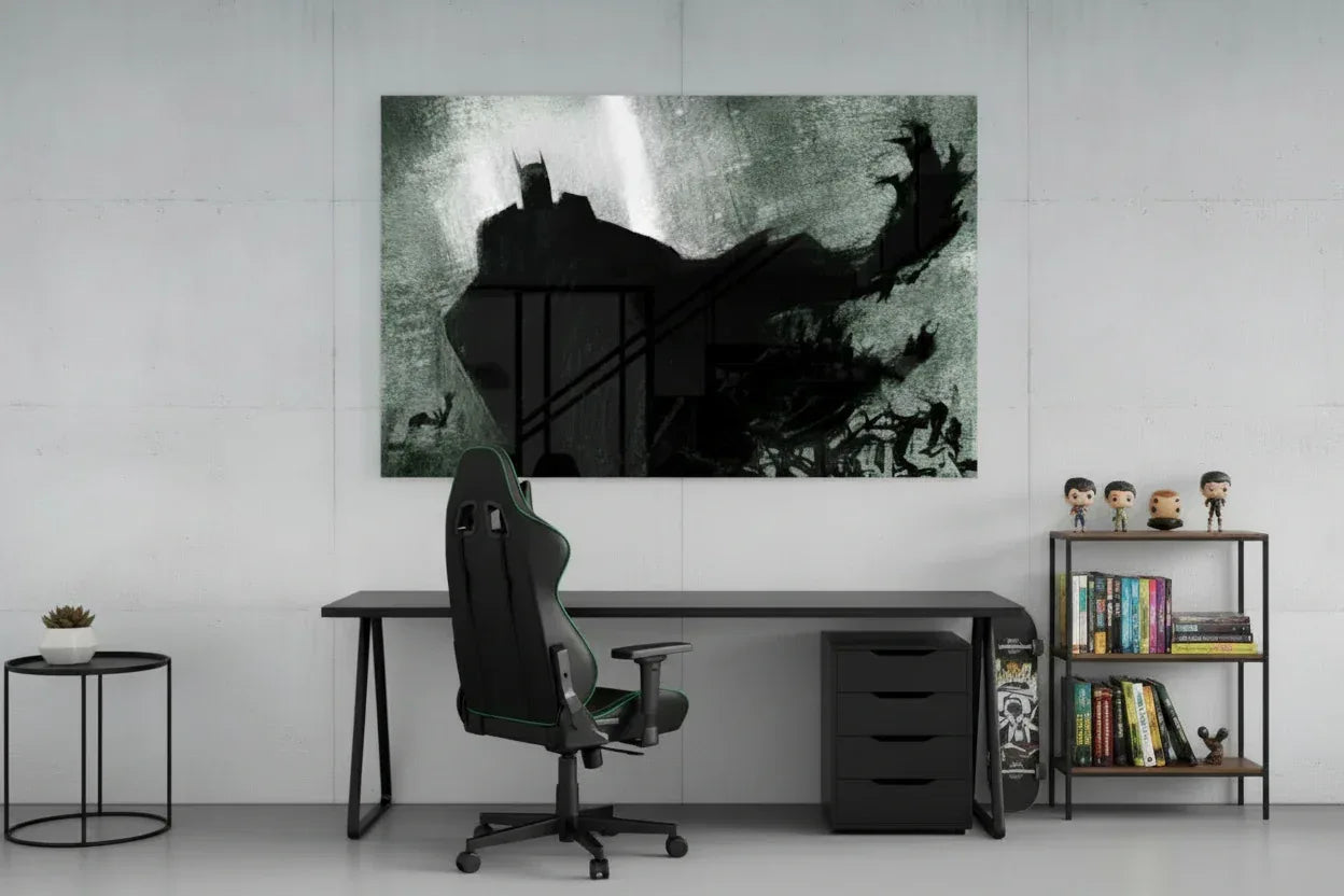 Batman Glass Wall Art - LUXARTDECO