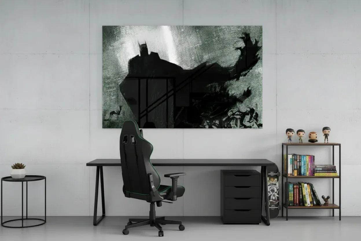 Batman Glass Wall Art - LUXARTDECO
