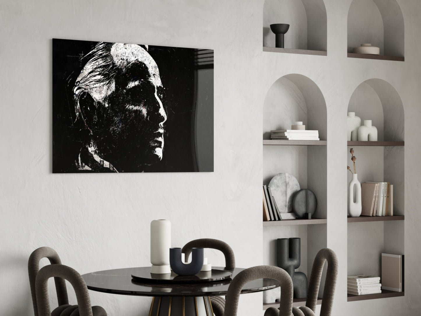 Godfather Glass Wall Art