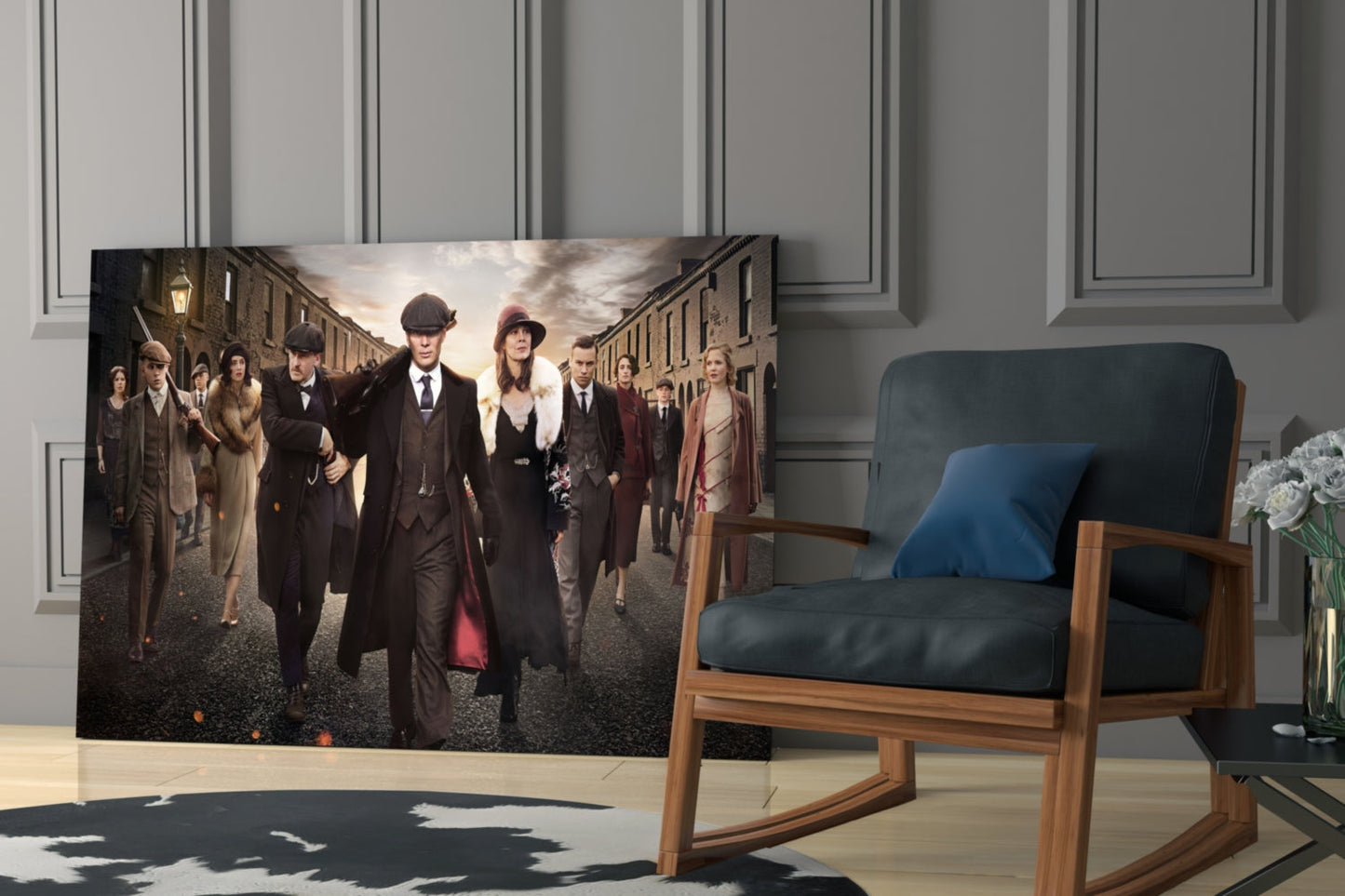 Peaky Blinders-Thomas Shelby Glass Wall Art