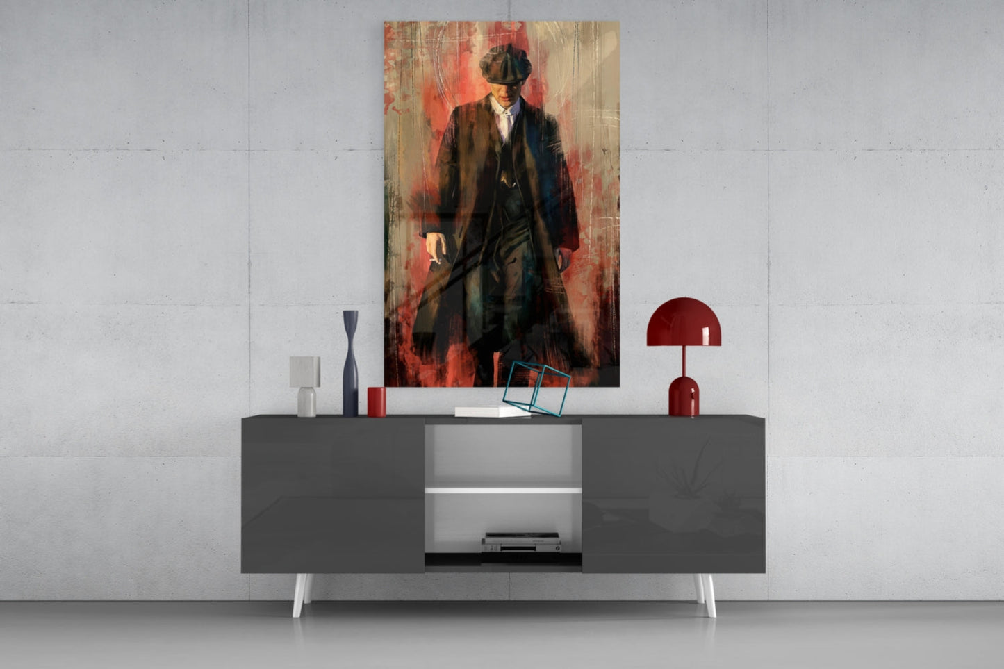 Peaky Blinders-Thomas Shelby Glass Wall Art