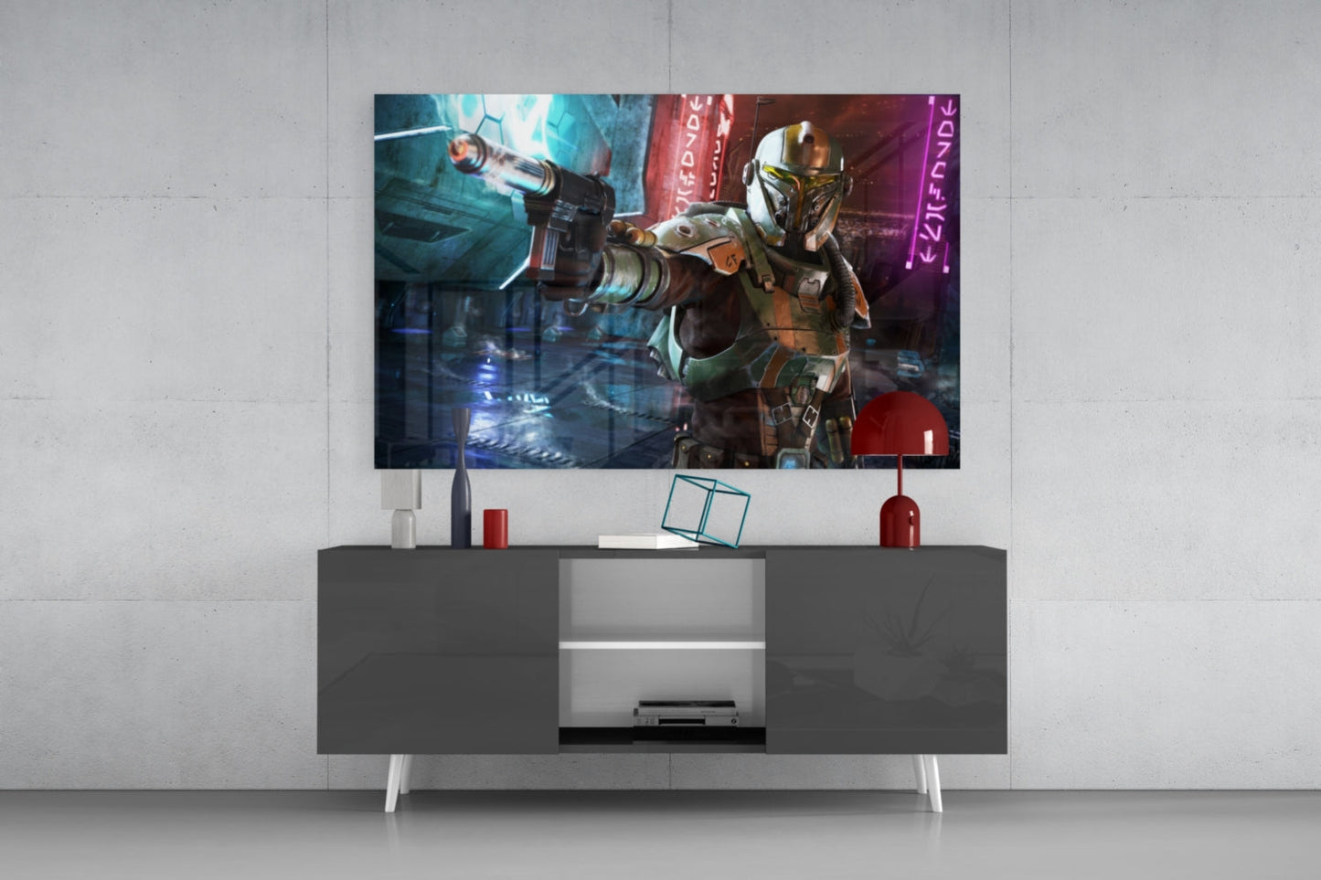 Mandalorian - Old Republic Glass Wall Art