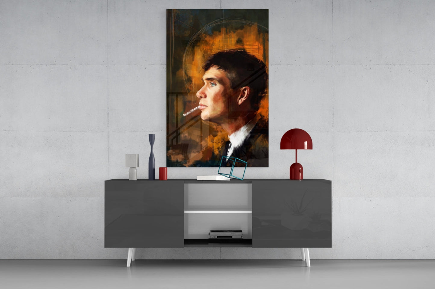 Peaky Blinders-Thomas Shelby Glass Wall Art