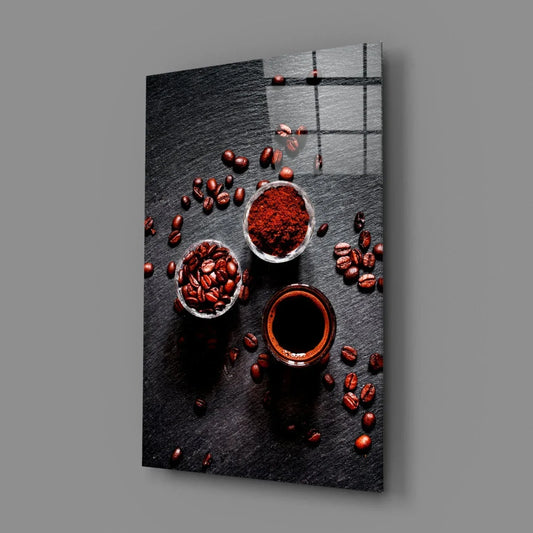 Coffee Glass Wall Art - LUXARTDECO