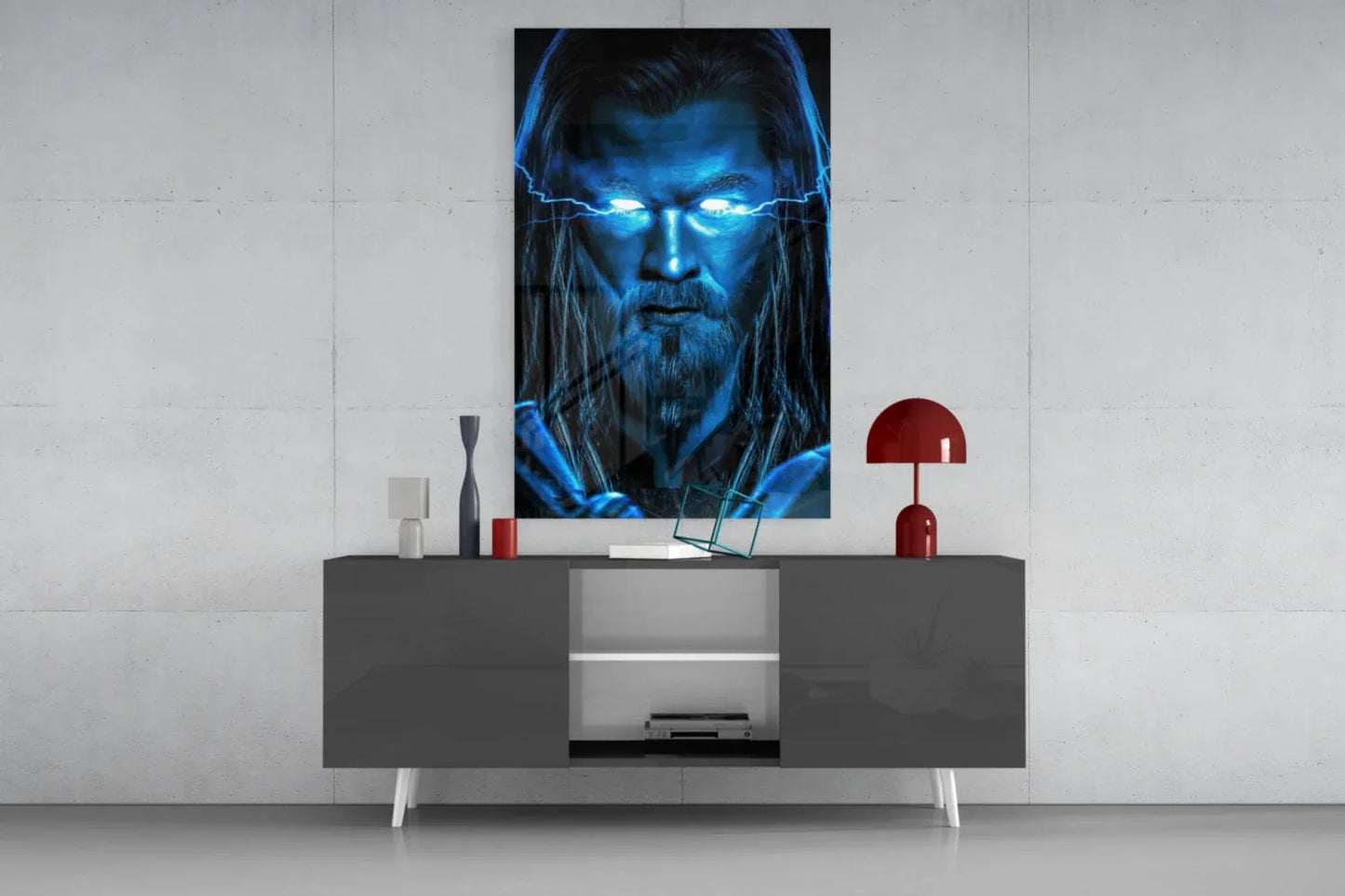 Thor Glass Wall Art - LUXARTDECO
