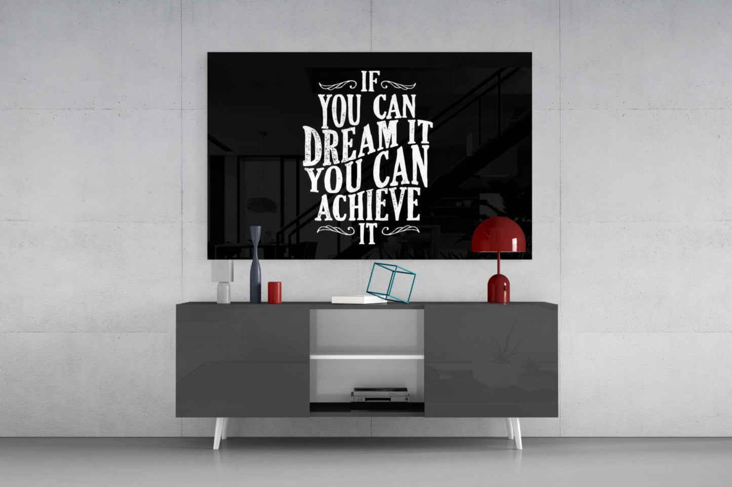 If You Can Dream Glass Wall Art