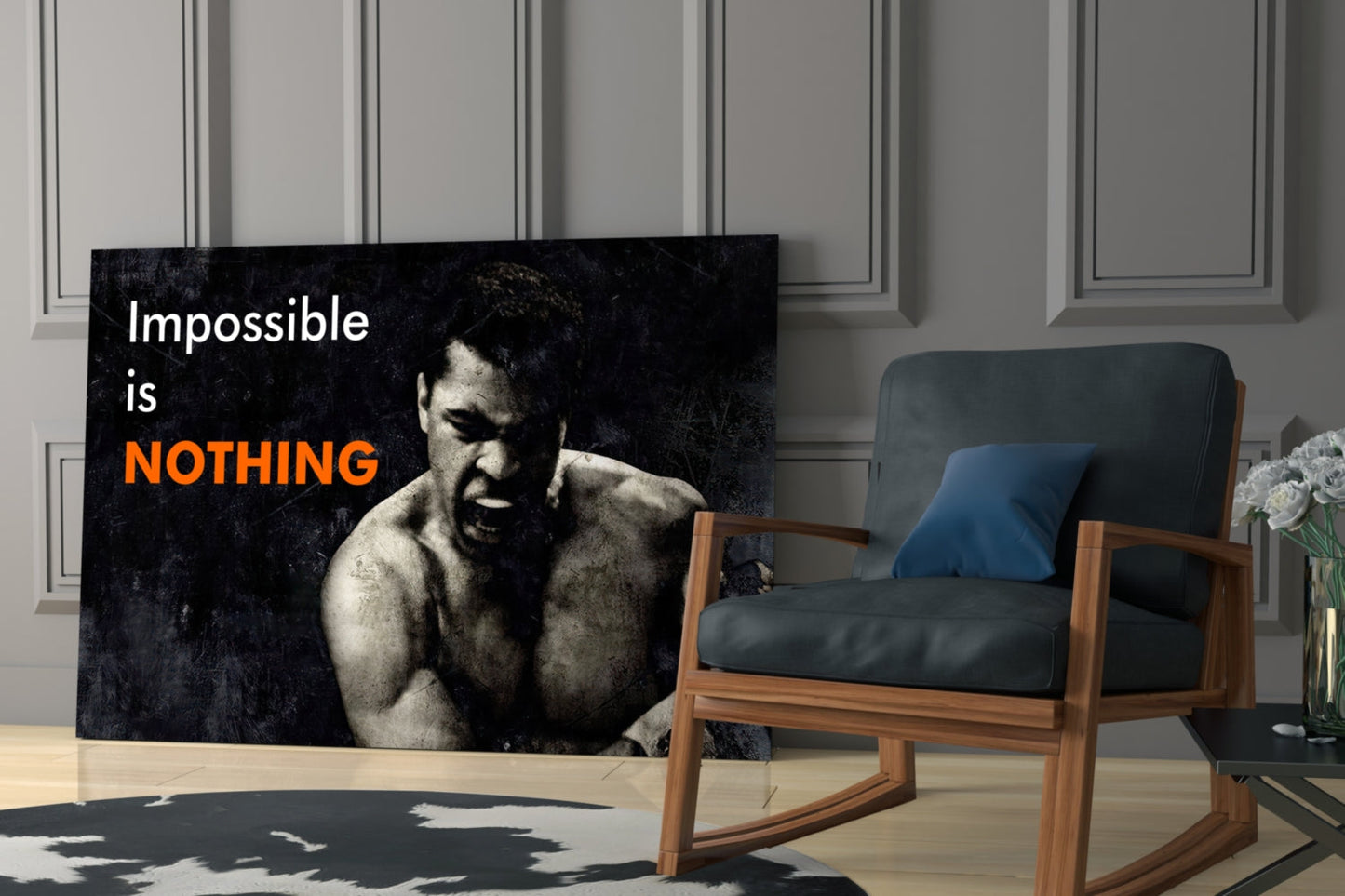 Muhammad Ali Glass Wall Art