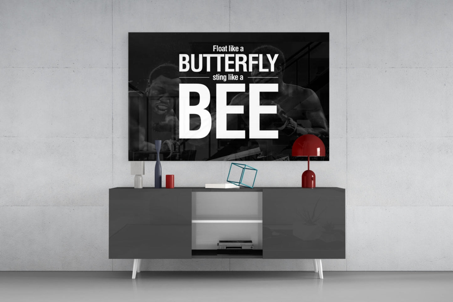 Muhammad Ali Glass Wall Art