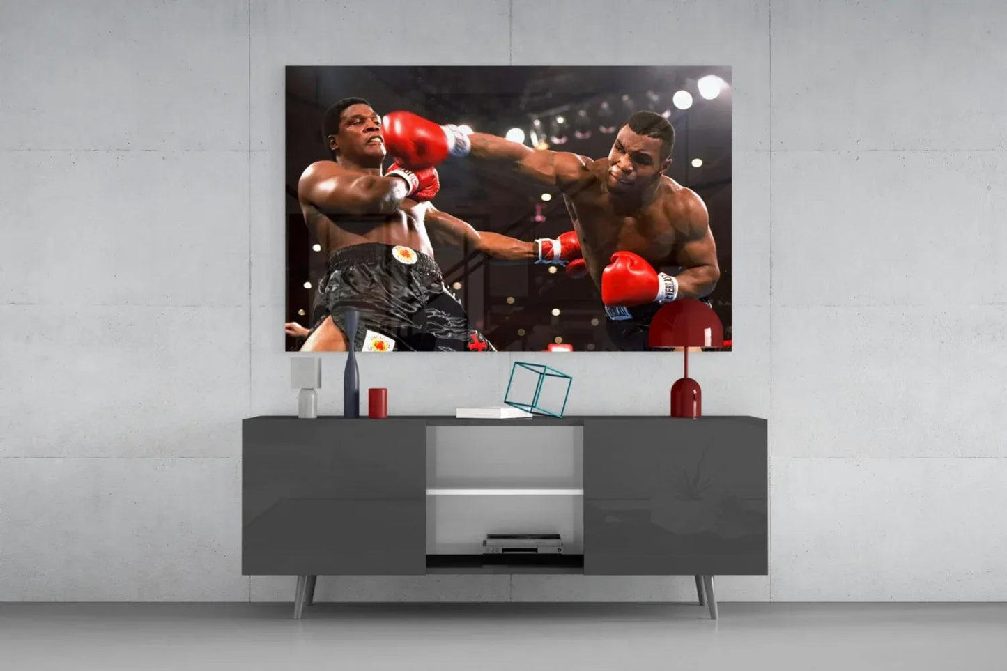 Mike Tyson Glass Wall Art - LUXARTDECO