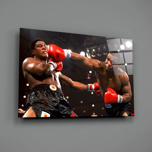 Mike Tyson Glass Wall Art - LUXARTDECO