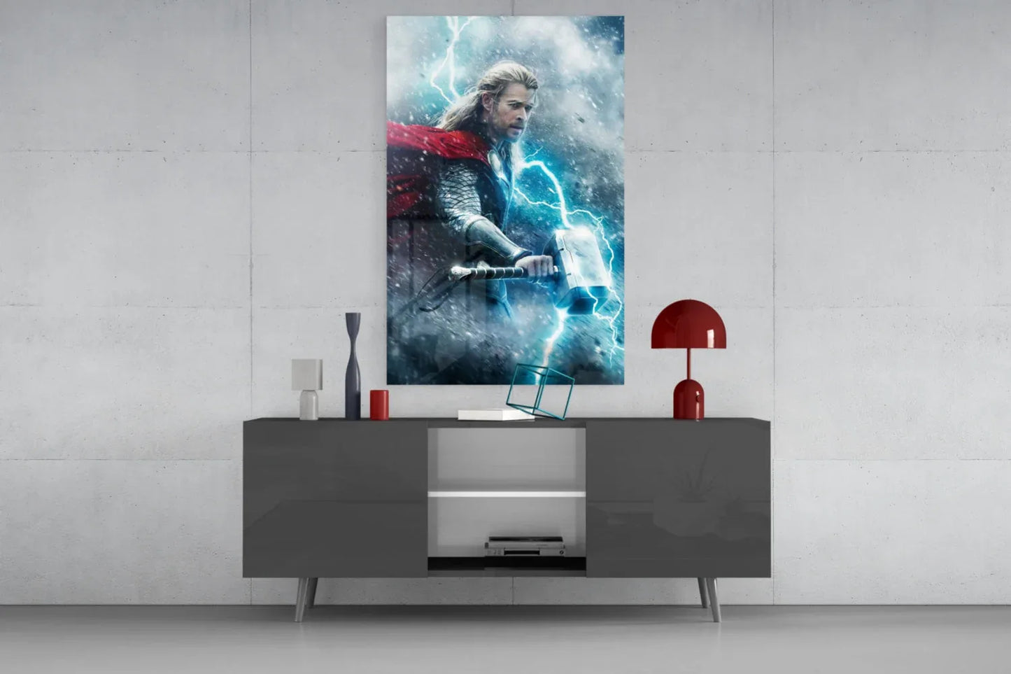 Thor Glass Wall Art - LUXARTDECO