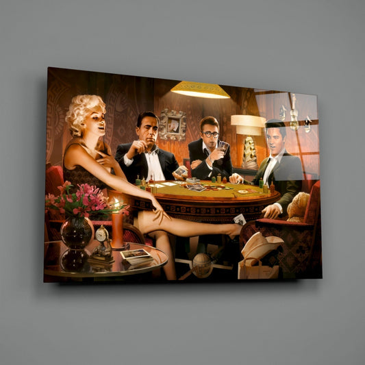 Marilyn Elvis Humphrey - Poker Glass Wall Art