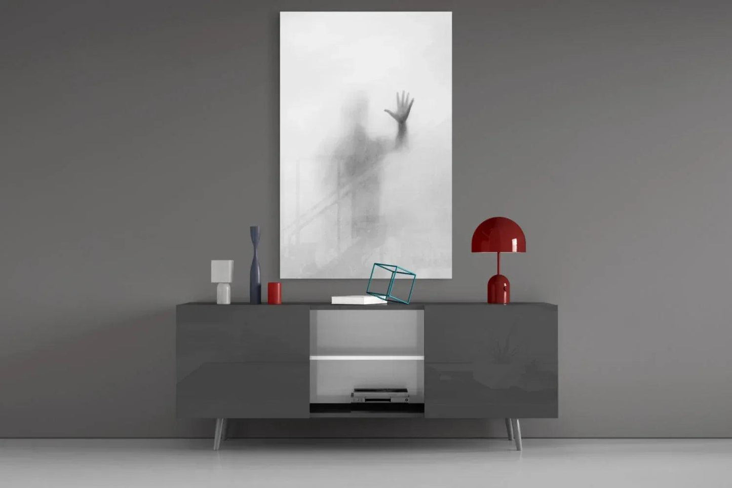 Despair Glass Wall Art - LUXARTDECO