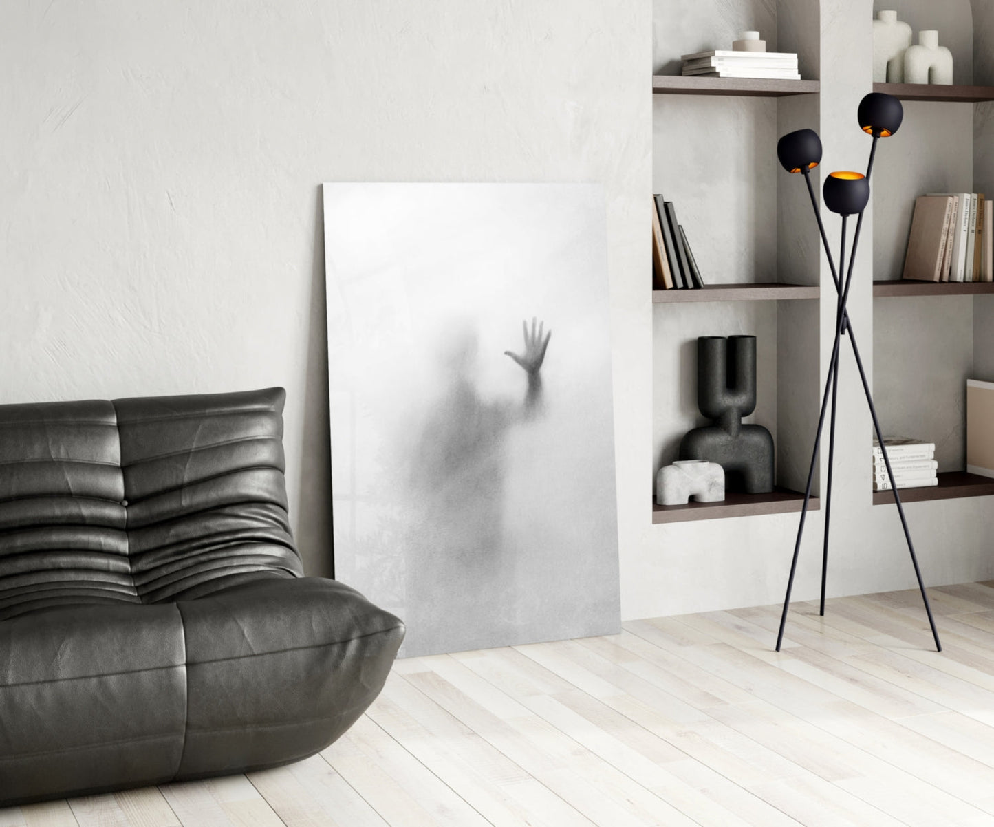 Despair Glass Wall Art