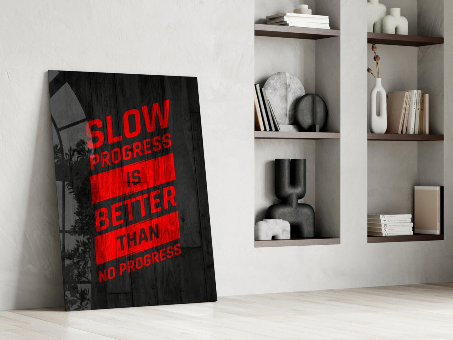 Progress Glass Wall Art