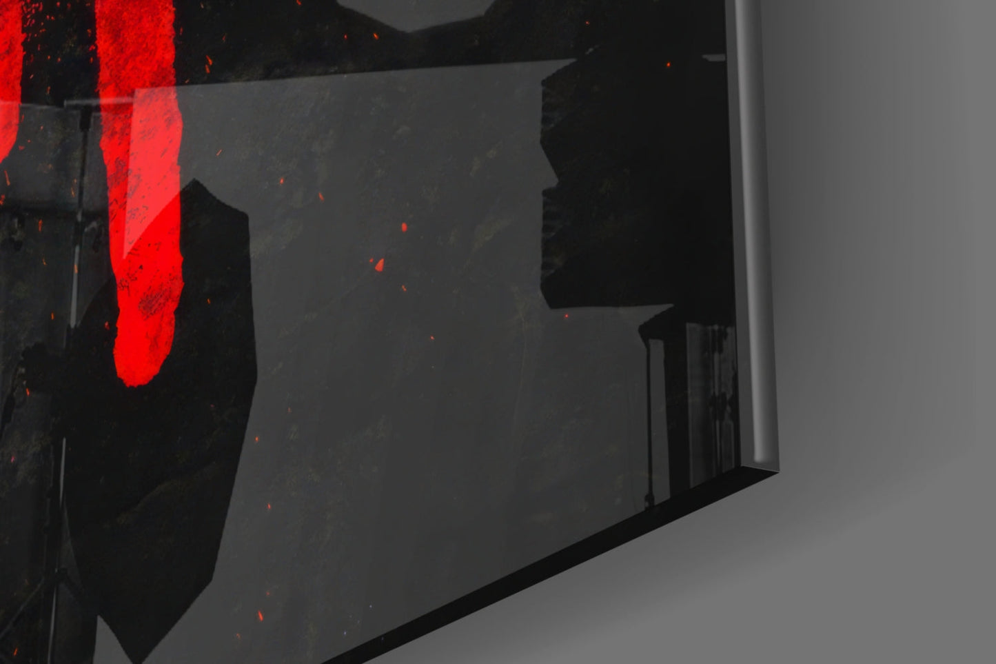 No Pain No Gain Glass Wall Art