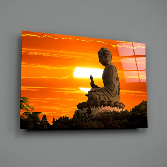 Buddha Glass Wall Art - LUXARTDECO
