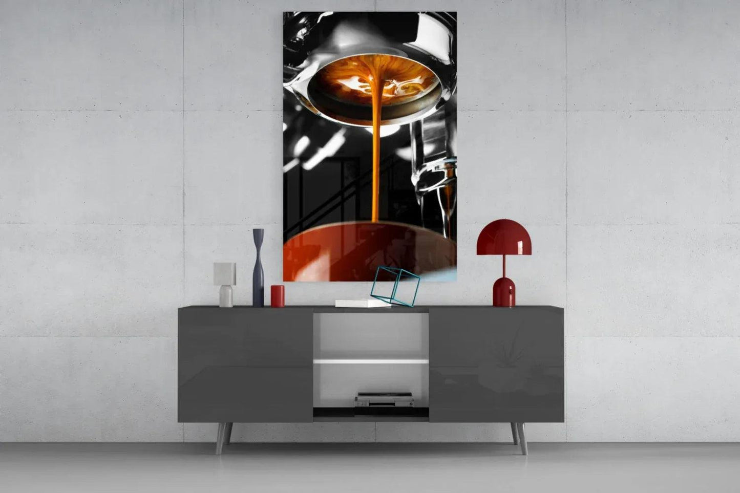 Coffee Glass Wall Art - LUXARTDECO