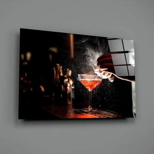 Cocktail Glass Wall Art - LUXARTDECO