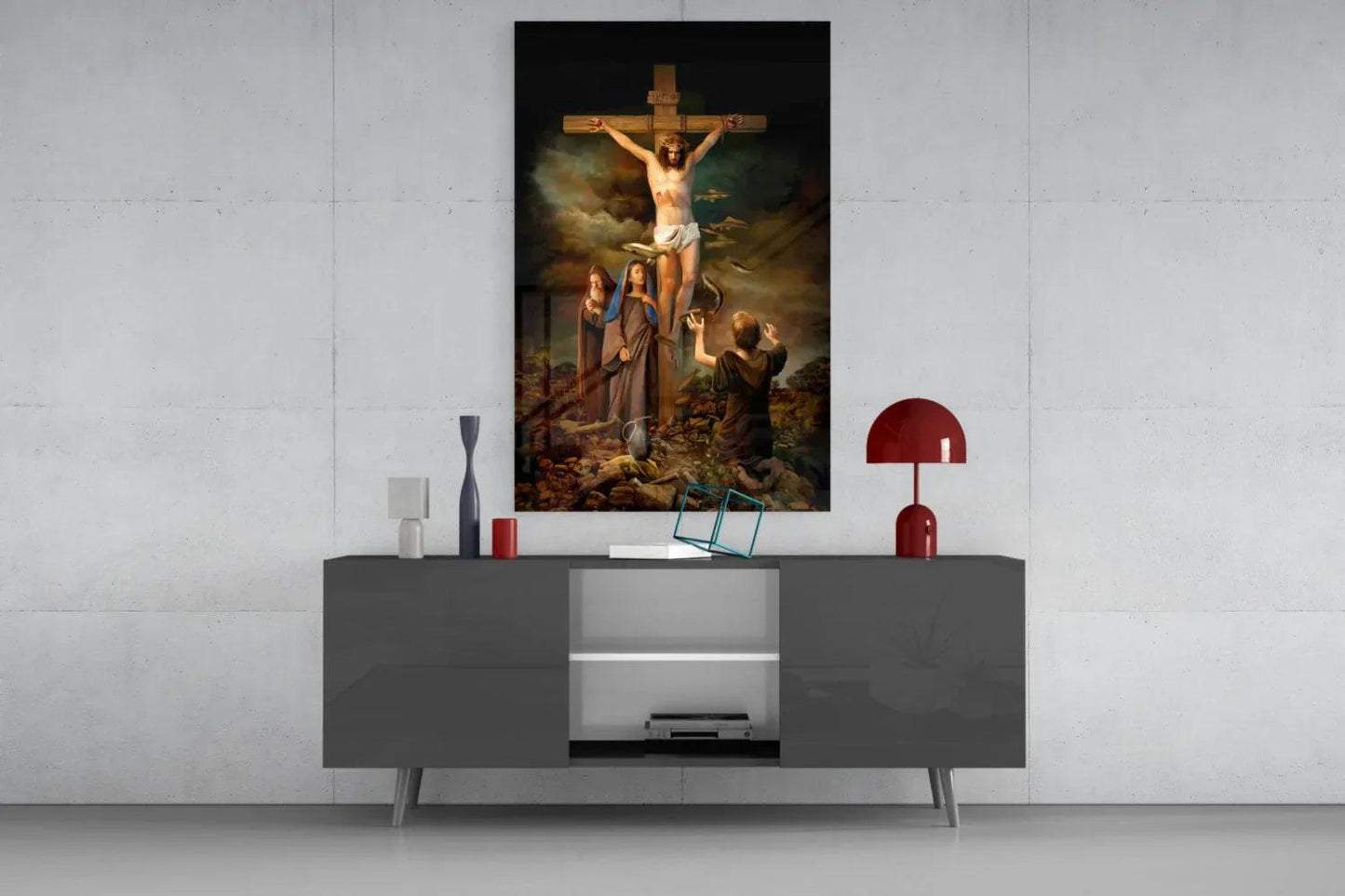 Jesus Glass Wall Art - LUXARTDECO