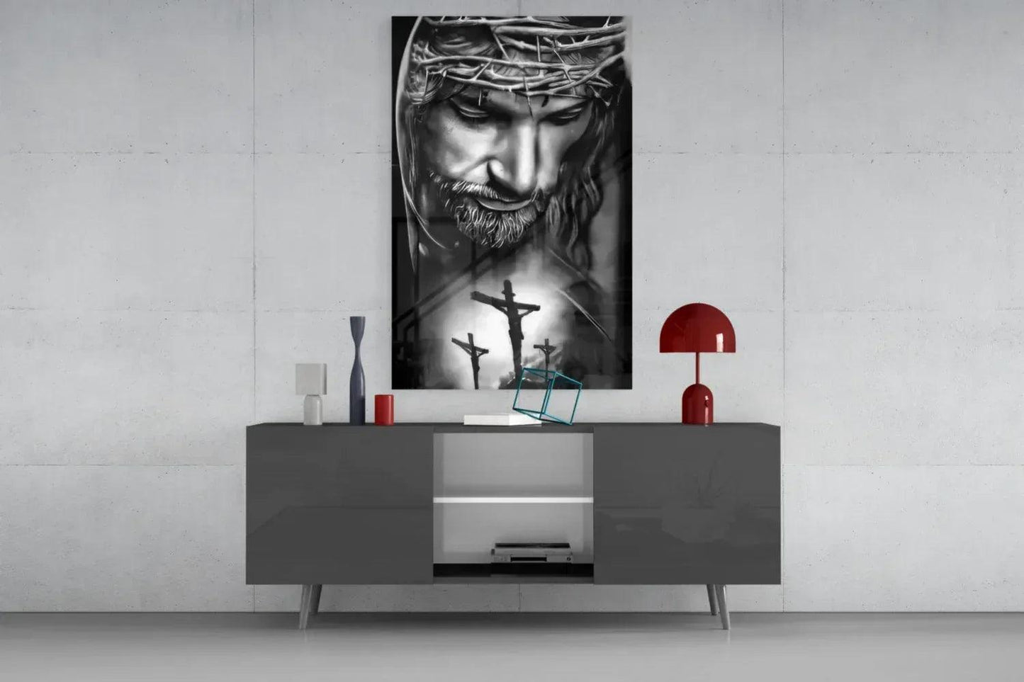 Jesus Glass Wall Art - LUXARTDECO