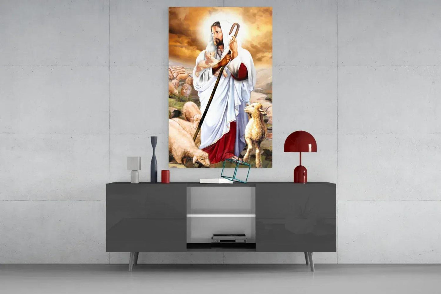 Jesus Glass Wall Art - LUXARTDECO