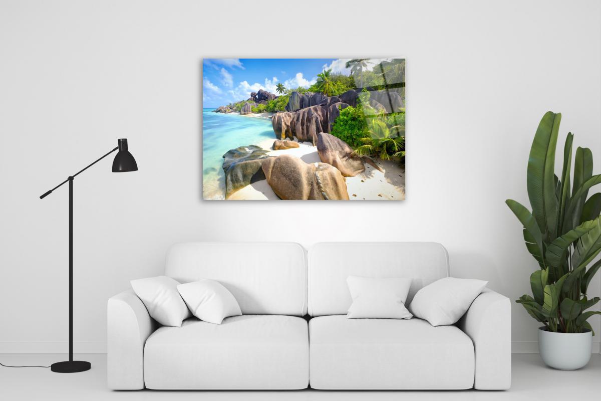 Art mural en verre de mer