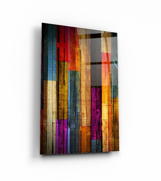 Wood Glass Wall Art